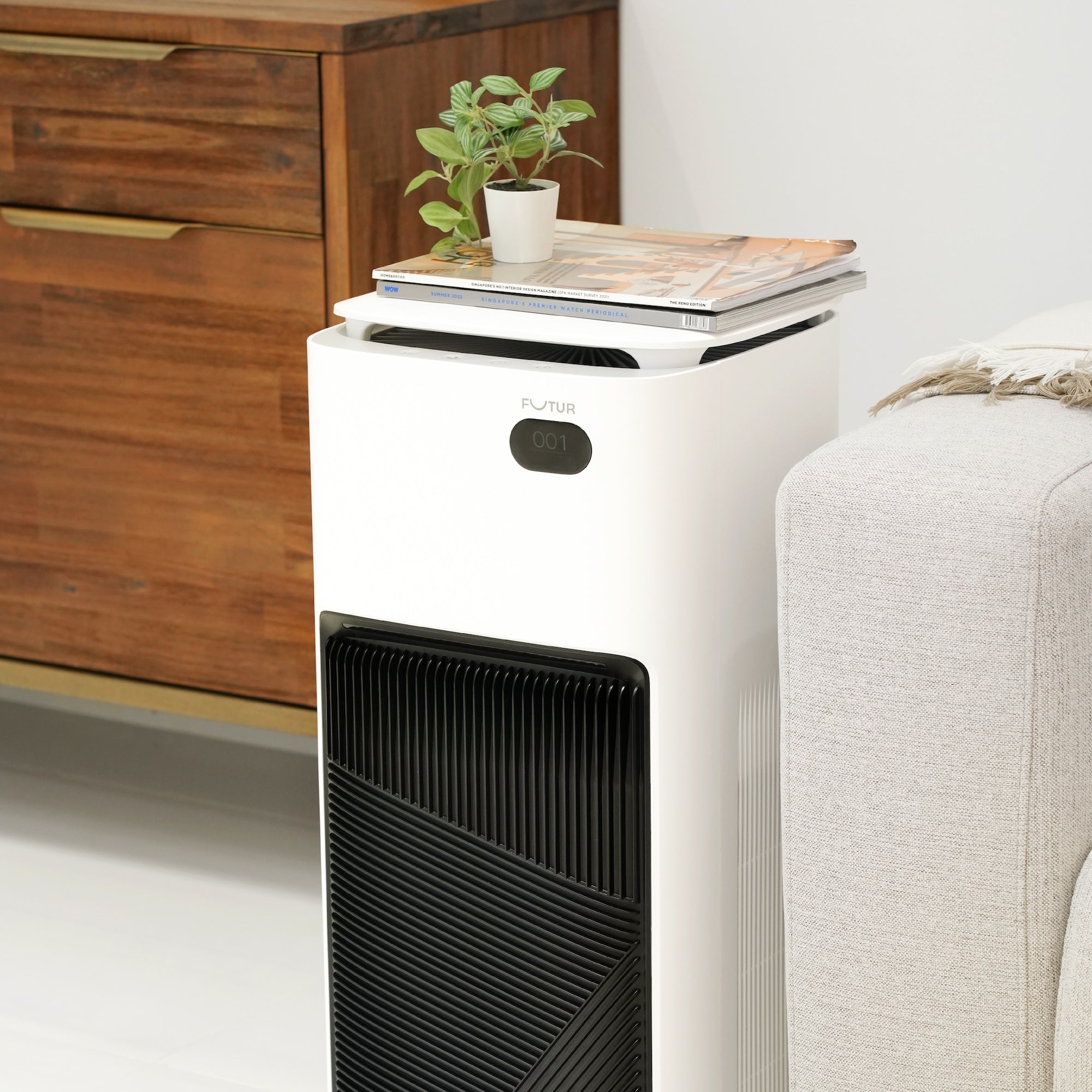LUNA UV Air Purifier Top Cover, Versatile Surface for Practical Convenience